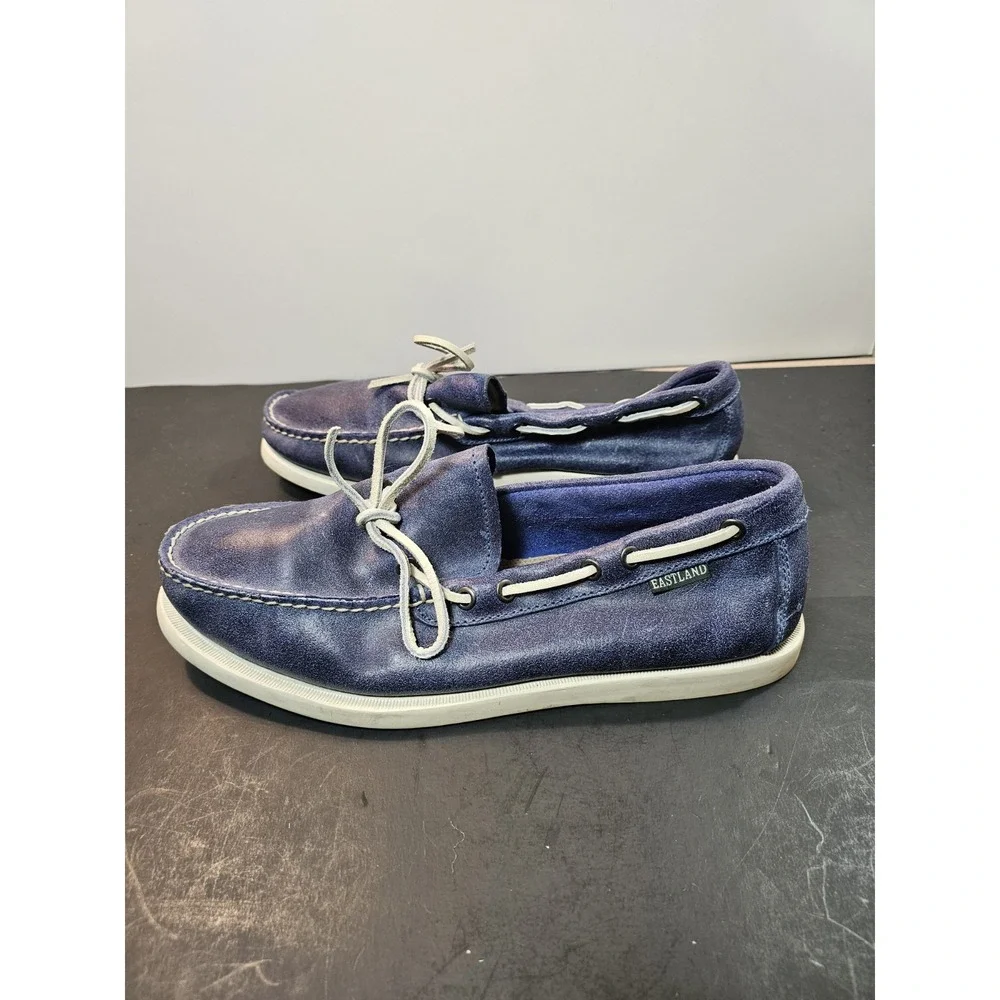 Eastland Men's BlueYarmouth Canvas Boat Shoes 9 1/2 D